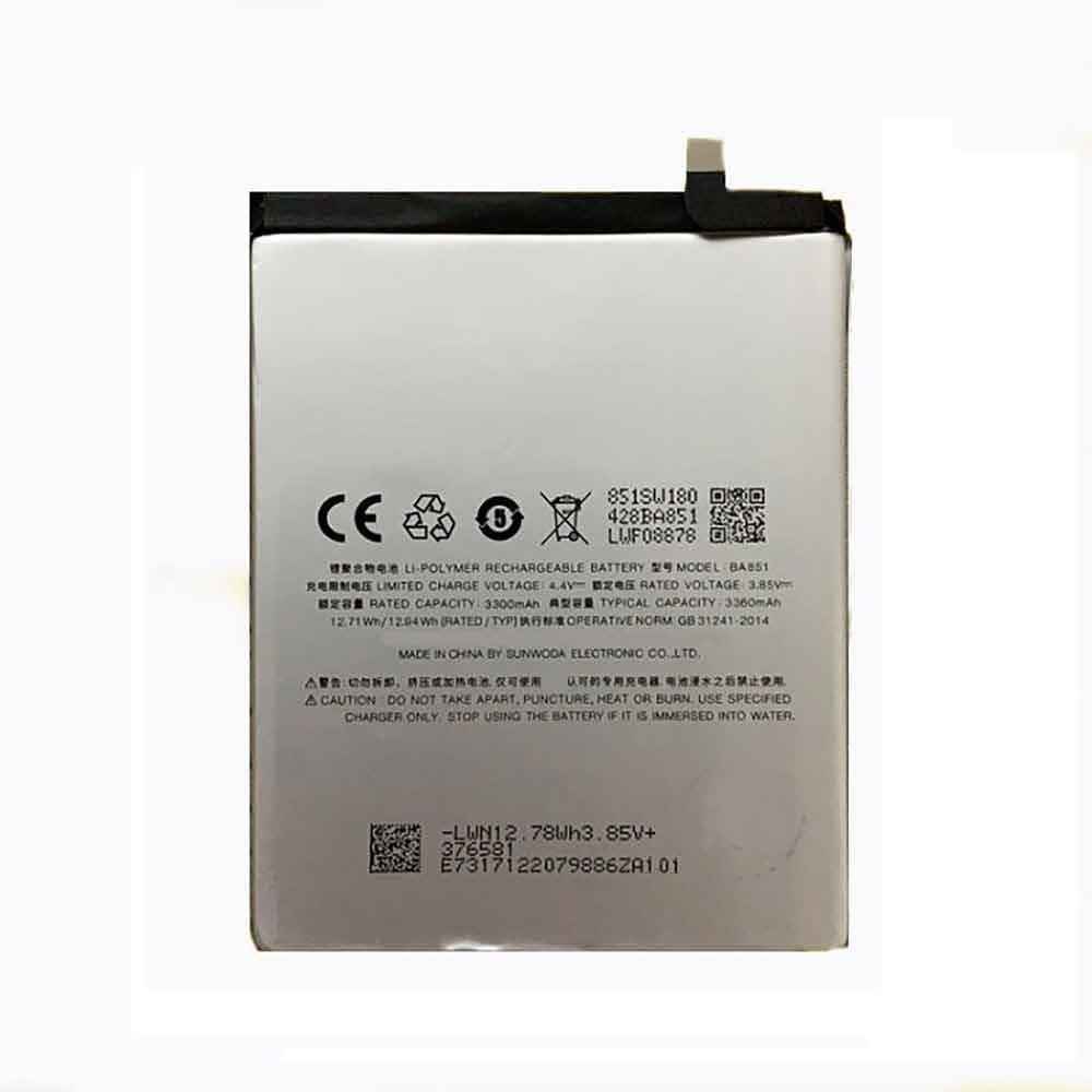 Batería para Meilan-S6-M712Q/M/meizu-BA851
